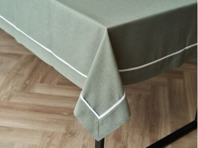 Stain resistant tablecloth LOFT reed green 4