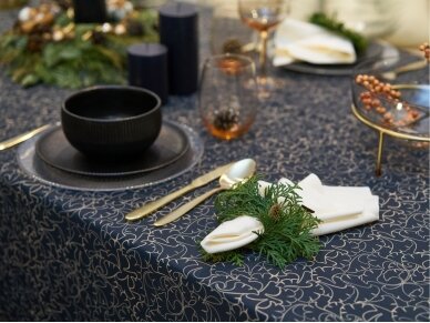 Tablecloth 'BLACK IVY' 5