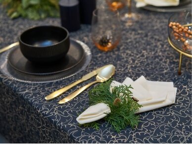 Tablecloth 'BLACK IVY' 9