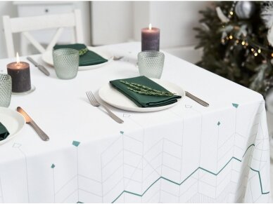 Tablecloth Modern Christmas tree green 2