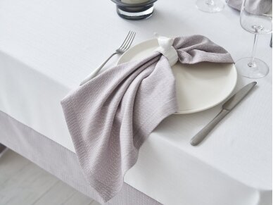 Tablecloth cold pink color "SILVAN" 7