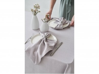 Tablecloth cold pink color "SILVAN" 3