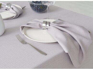 Tablecloth cold pink color "SILVAN" 5