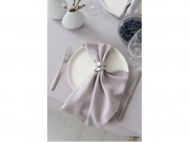 Tablecloth cold pink color "SILVAN" 6