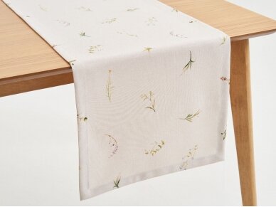 Table runner LAMINA sandy