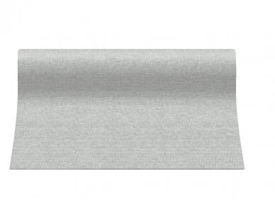 Airlaid Tablerunner LINEN STRUCTURE GREY