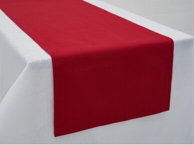 Red table runner, 40 x 140 cm