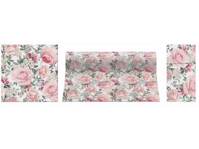 Airlaid Tablerunner GORGEOUS ROSES 1