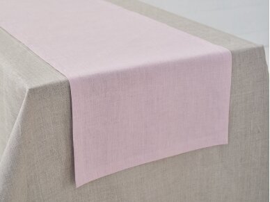 Table runner, softened linen