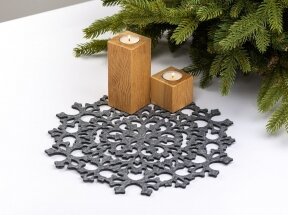 Felt placemat SNOWFLAKE