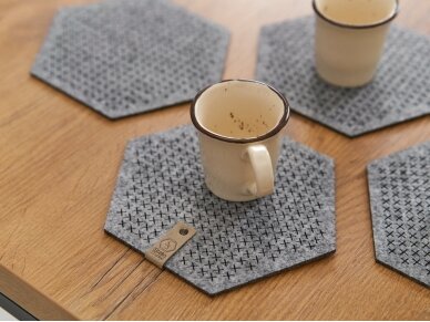 Felt placemats HONEYCOMB 1