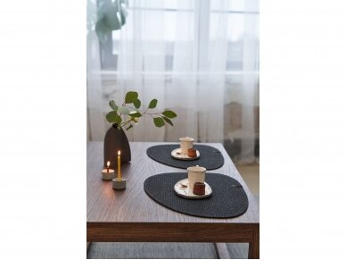 Felt placemat STELLE black 4