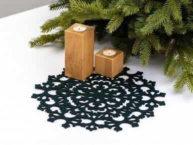 Felt placemat SNOWFLAKE 2