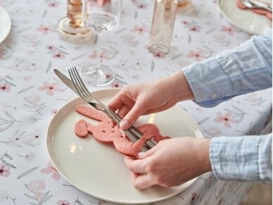 Easter cutlery holder BUNNY peach 2