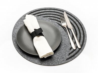 Napkins rings SINTIO, black 2