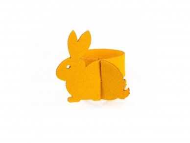 Napkin rings "Bunny", 6 pcs., yellow 1