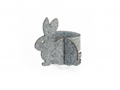 Napkin rings "Zuikiai", 6 pcs., gray 2