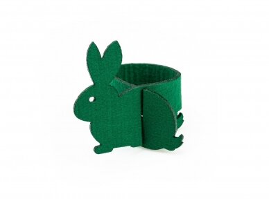 Napkin rings "Bunny", 6 pcs., green 1