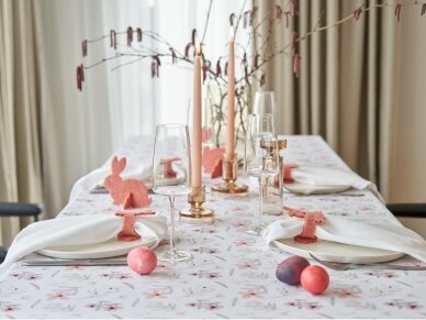 Napkin rings BUNNY, 6 pcs. peach 2