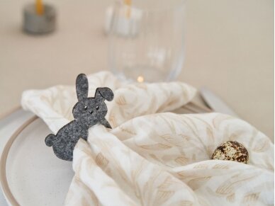 Rings for napkins "Bunny", 6 pcs. 1